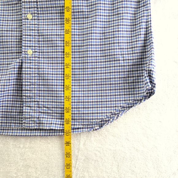 Ralph Lauren Checked Plaid Slim Fit Button Down Long Sleeved Shirt Men's XL - Picture 6 of 8